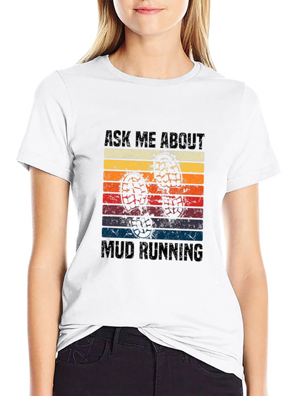 Mud Running Retro T-Shirt