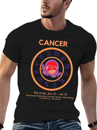 Cancer Zodiac T-Shirt Astrology Sign Tee