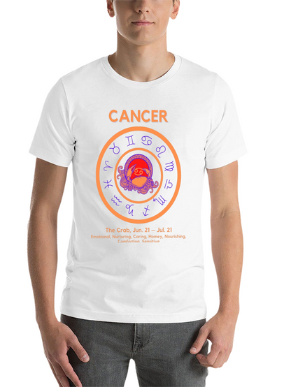 Cancer Zodiac T-Shirt Astrology Sign Tee