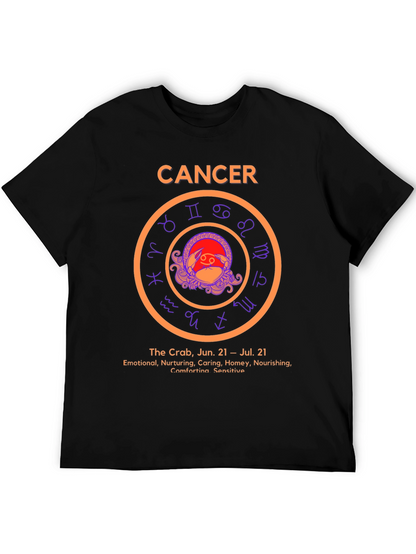 Cancer Zodiac T-Shirt Astrology Sign Tee