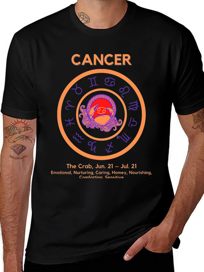 Cancer Zodiac T-Shirt Astrology Sign Tee