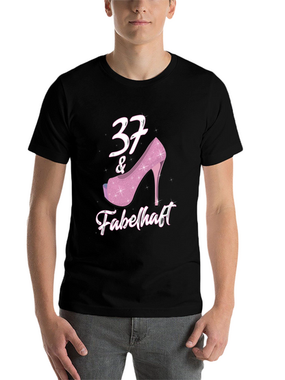 37 & Fabulous Birthday T-Shirt for Women