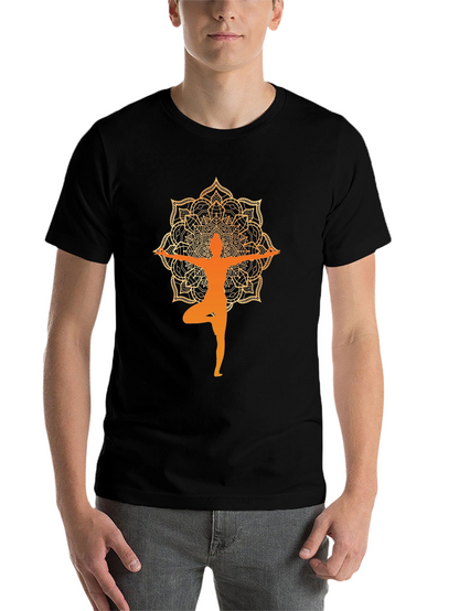 Yoga Mandala T-Shirt - Zen Design