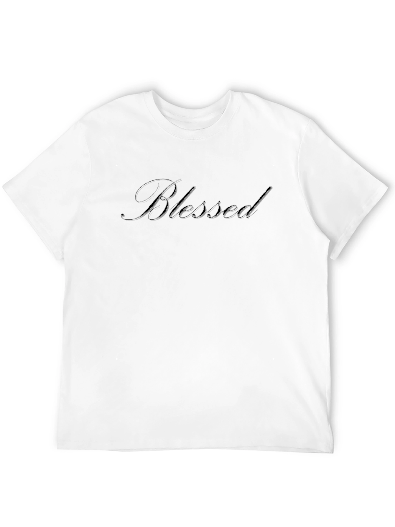 Blessed Script Black T-Shirt