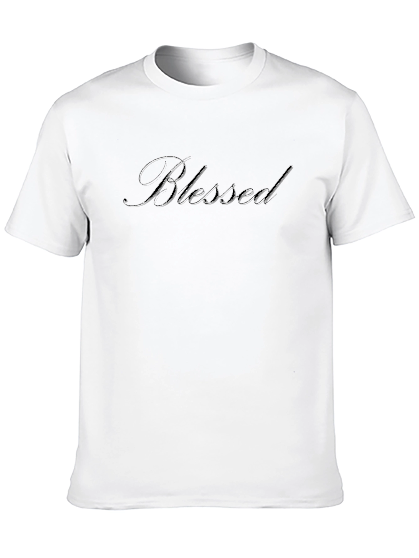 Blessed Script Black T-Shirt