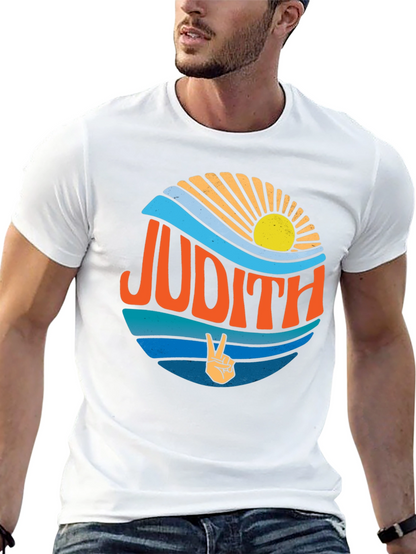 Judith Retro Peace Sign T-Shirt