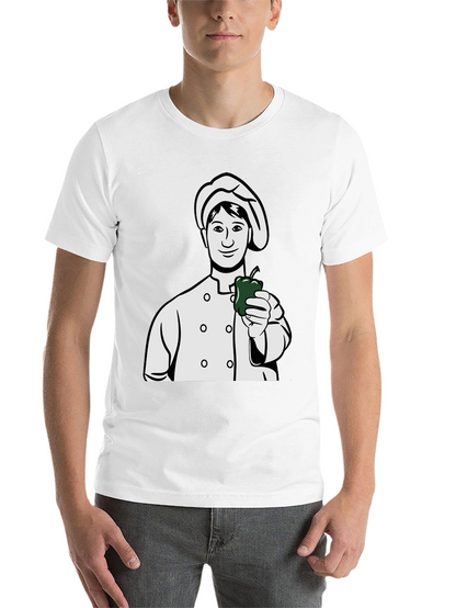 Chef Holding Pepper Graphic T-Shirt