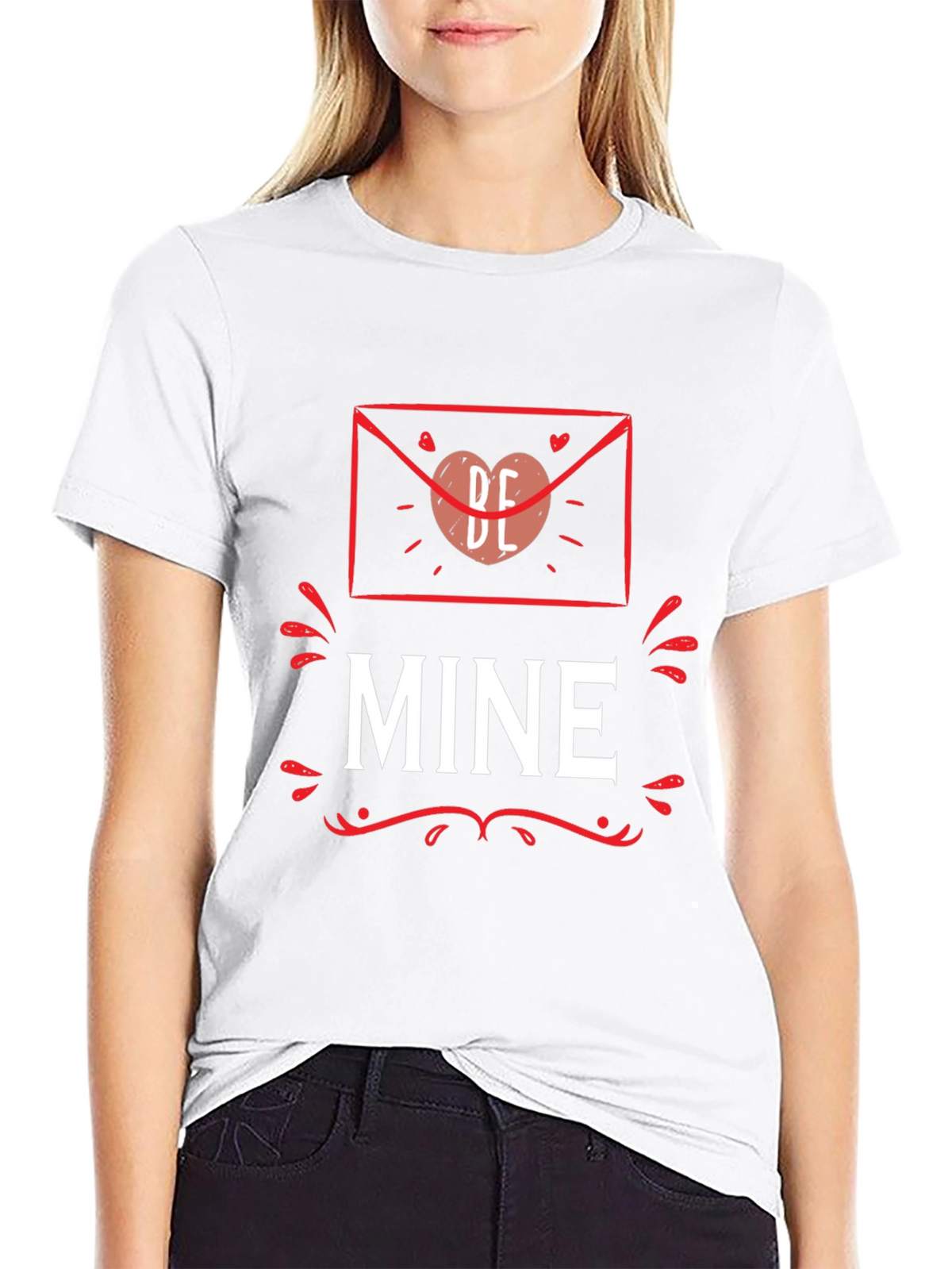 Be Mine Valentines Day Graphic T-Shirt