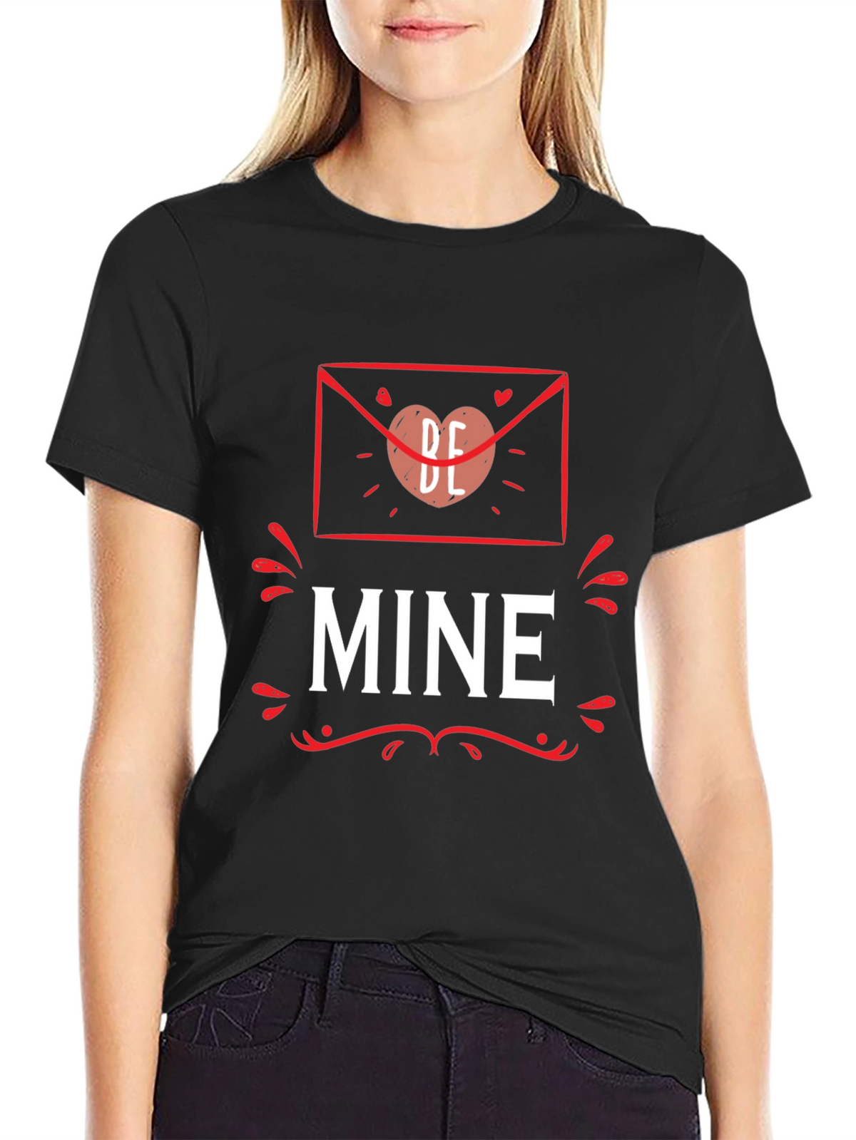 Be Mine Valentines Day Graphic T-Shirt