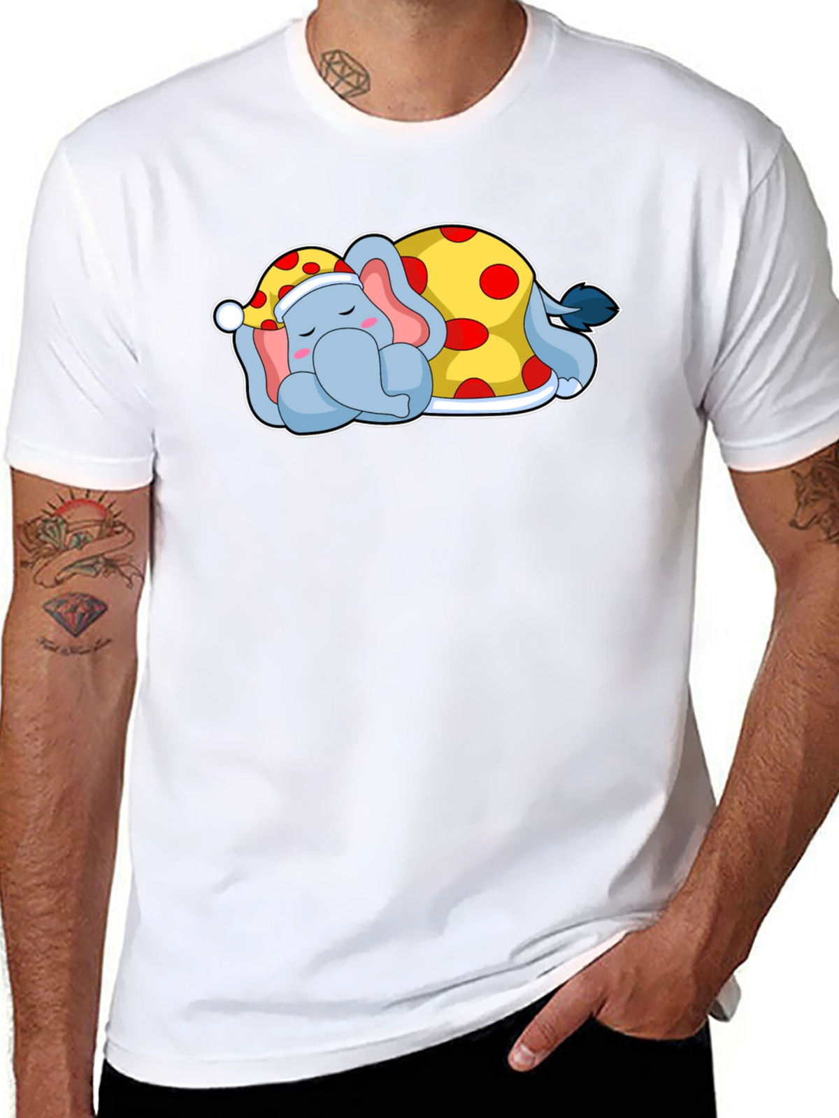 Cute Sleeping Elephant T-Shirt