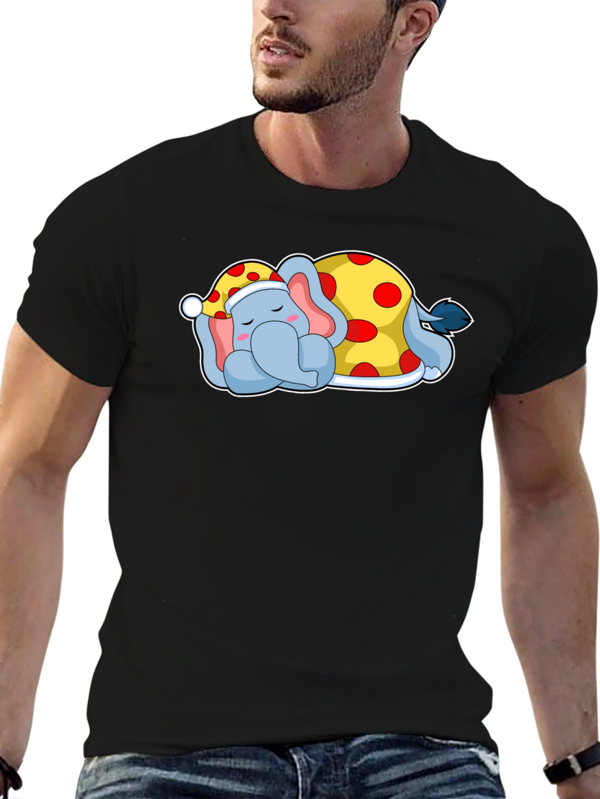 Cute Sleeping Elephant T-Shirt