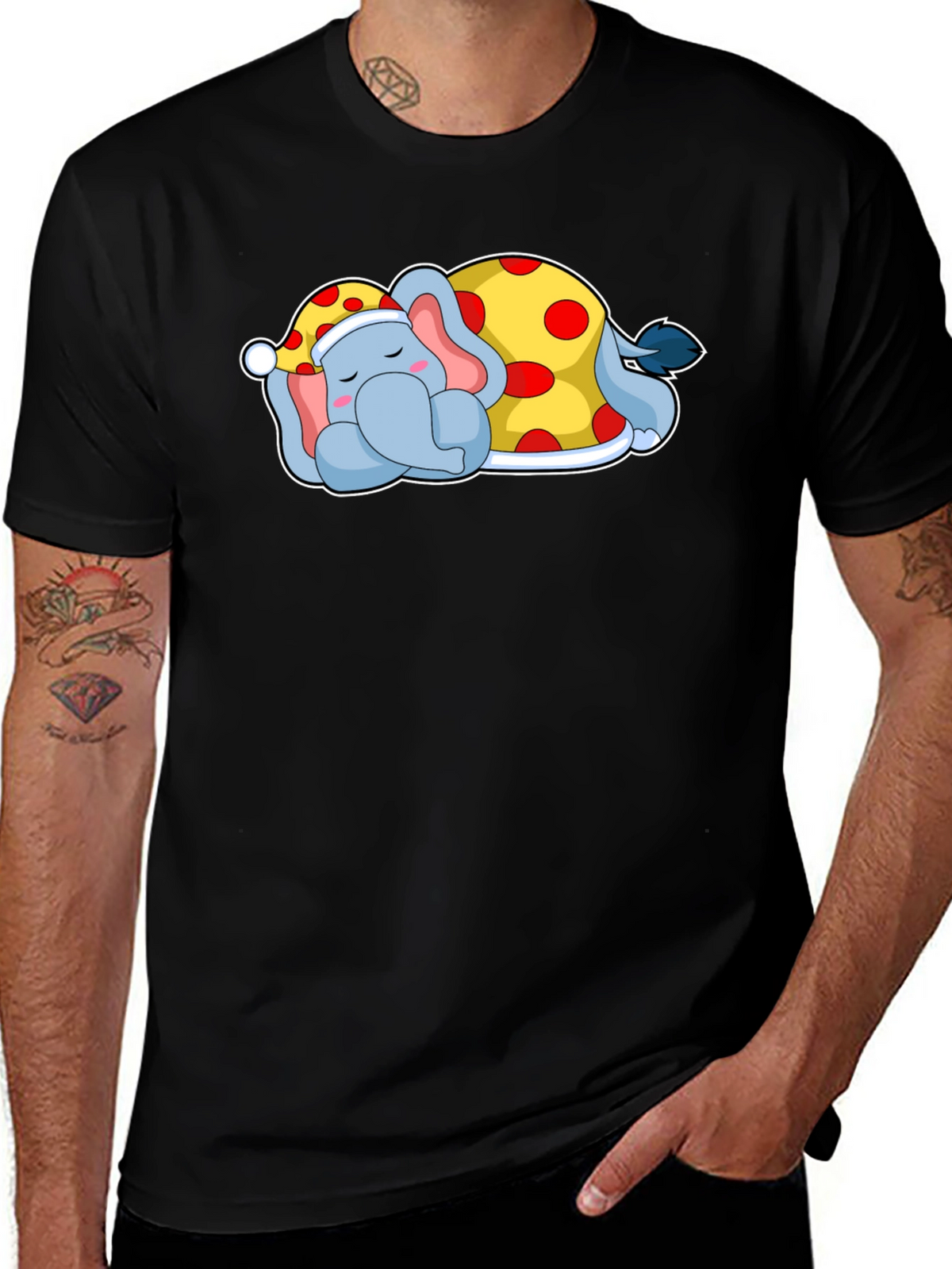 Cute Sleeping Elephant T-Shirt