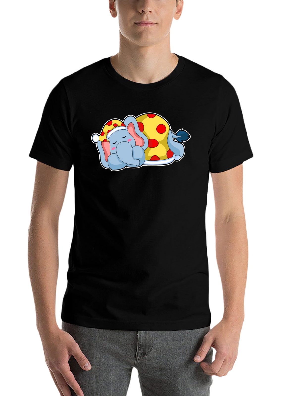Cute Sleeping Elephant T-Shirt