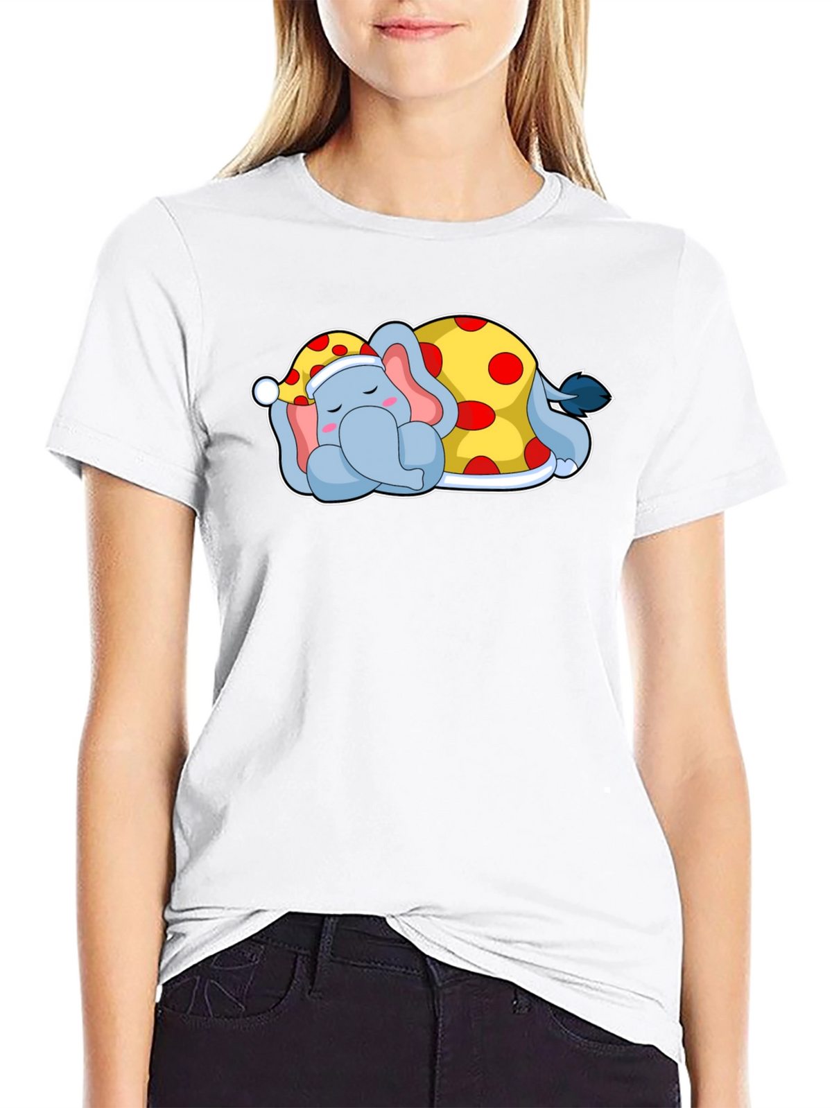 Cute Sleeping Elephant T-Shirt