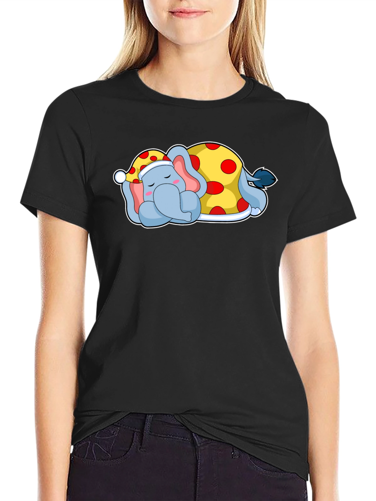 Cute Sleeping Elephant T-Shirt