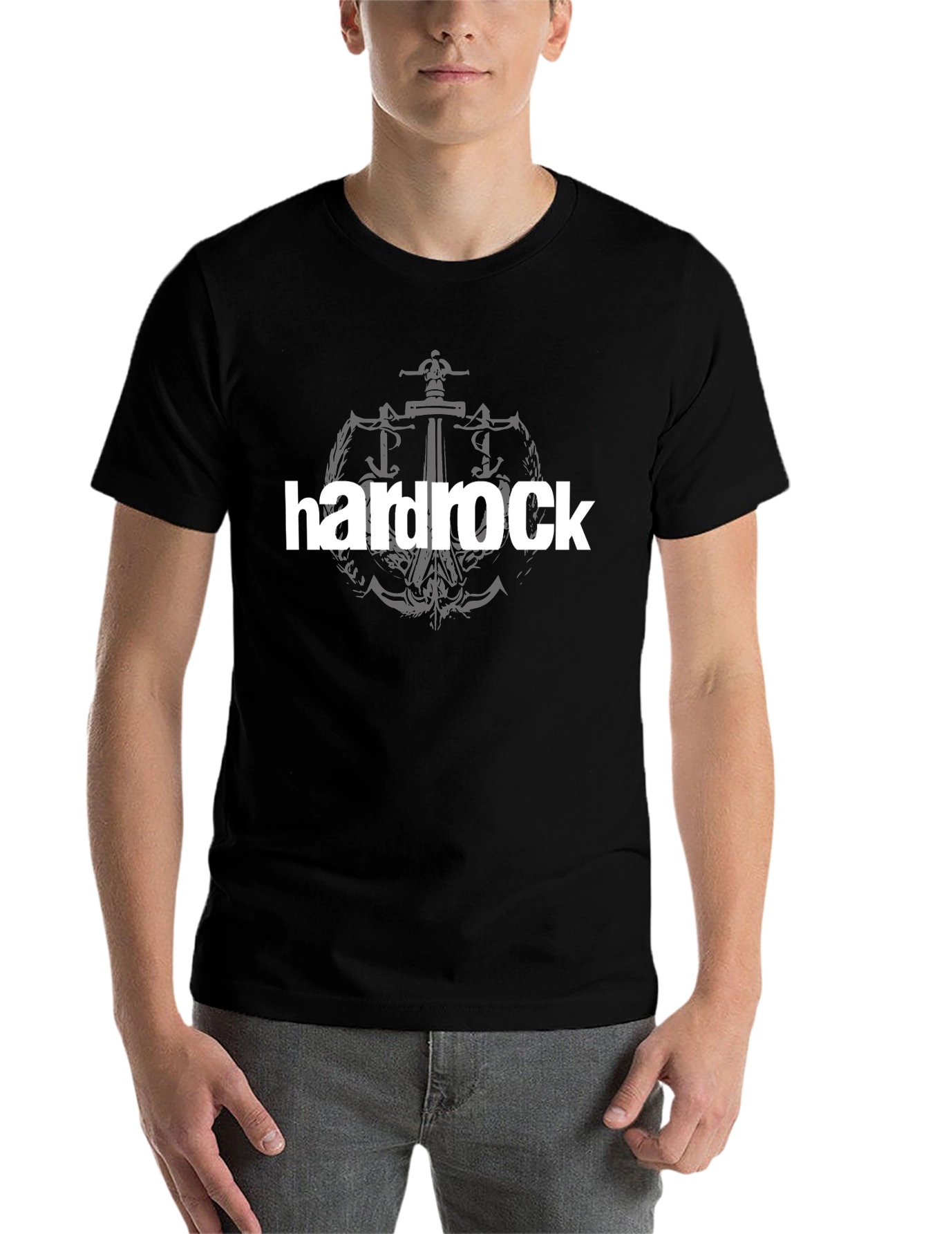 Hardrock Graphic Tee - Black Cotton Blend