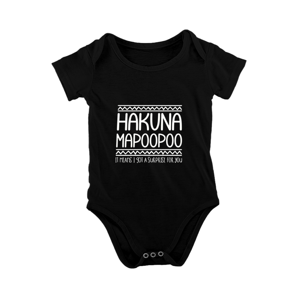 Hakuna Mapoopoo Funny Diaper Surprise Baby Onesie