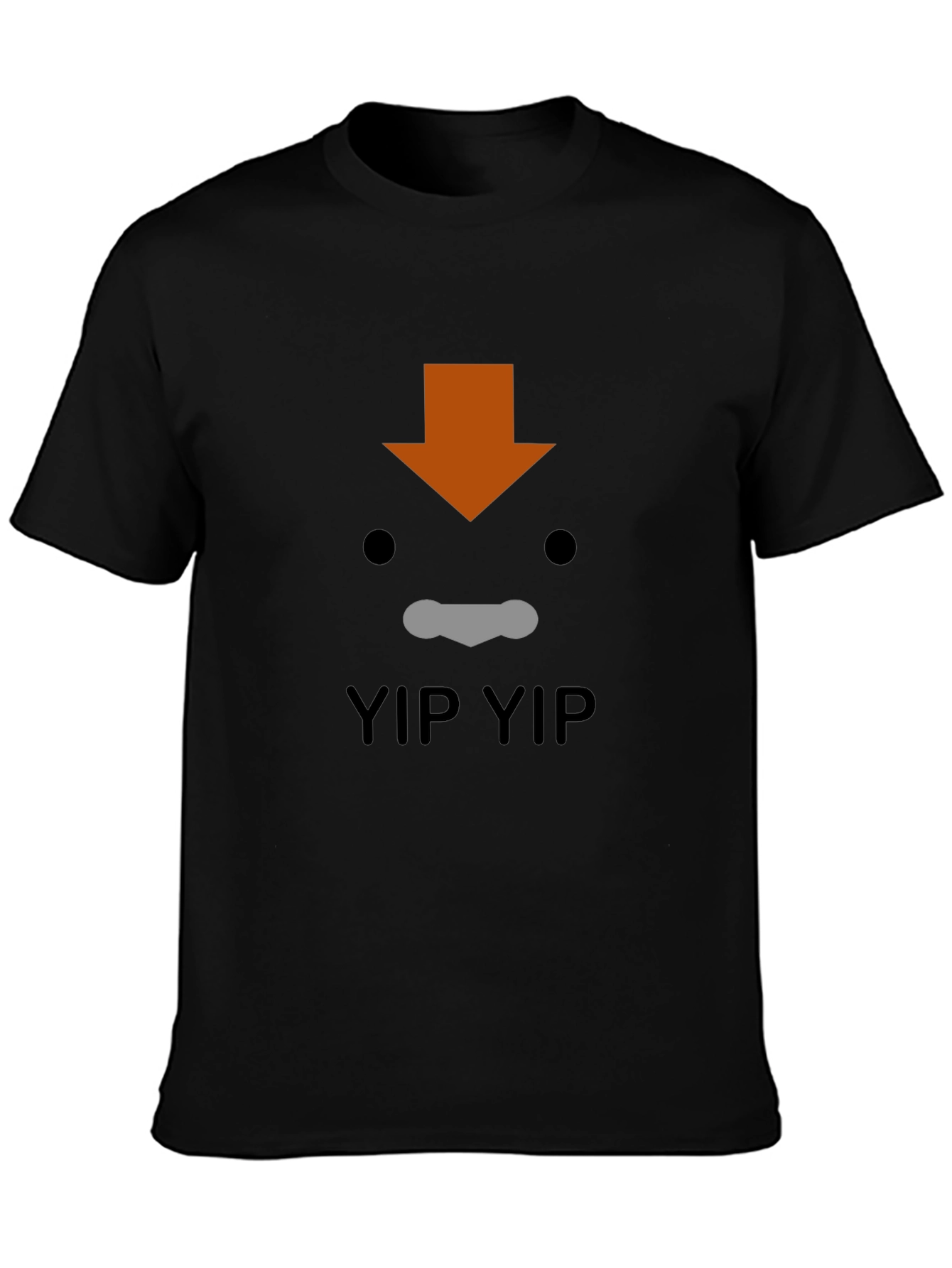 Aang Yip Yip T-Shirt - Avatar Inspired Black Tee
