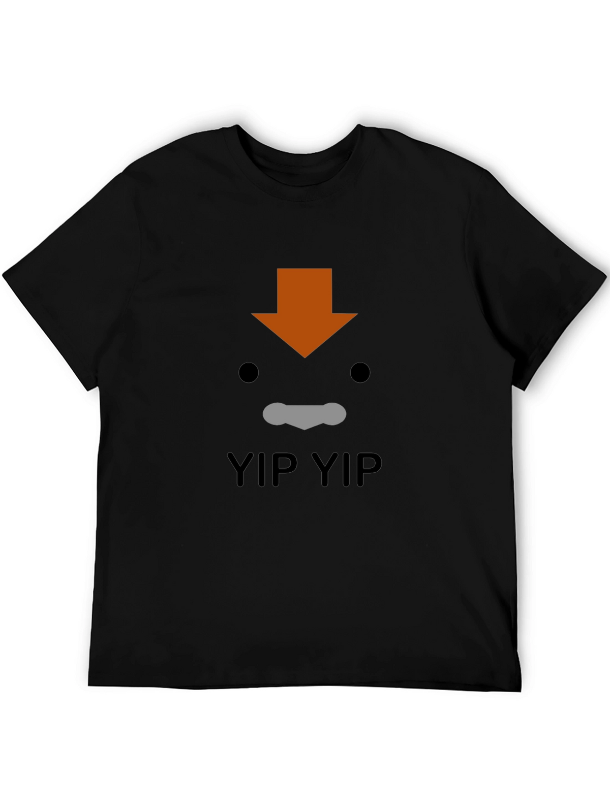 Aang Yip Yip T-Shirt - Avatar Inspired Black Tee