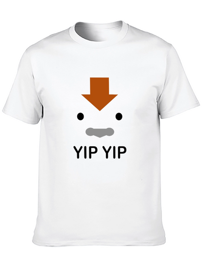 Aang Yip Yip T-Shirt - Avatar Inspired Black Tee