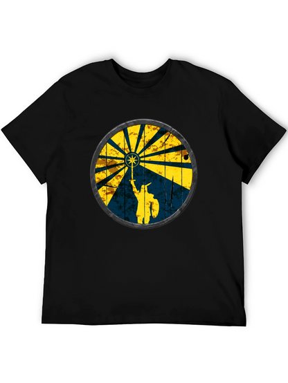 Viking Shield Graphic Tee - Black