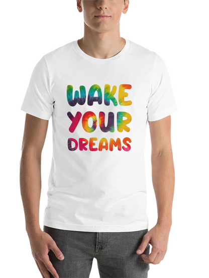 Wake Your Dreams Tie-Dye Graphic Tee
