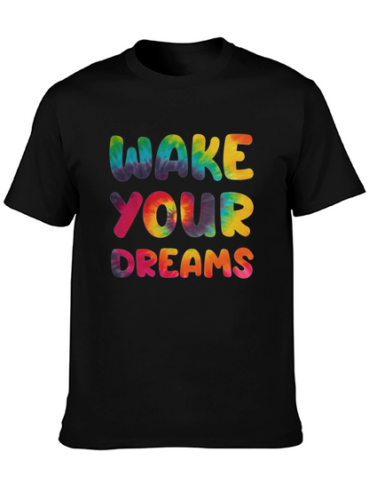 Wake Your Dreams Tie-Dye Graphic Tee