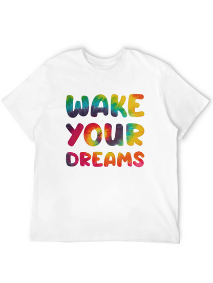 Wake Your Dreams Tie-Dye Graphic Tee