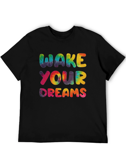 Wake Your Dreams Tie-Dye Graphic Tee