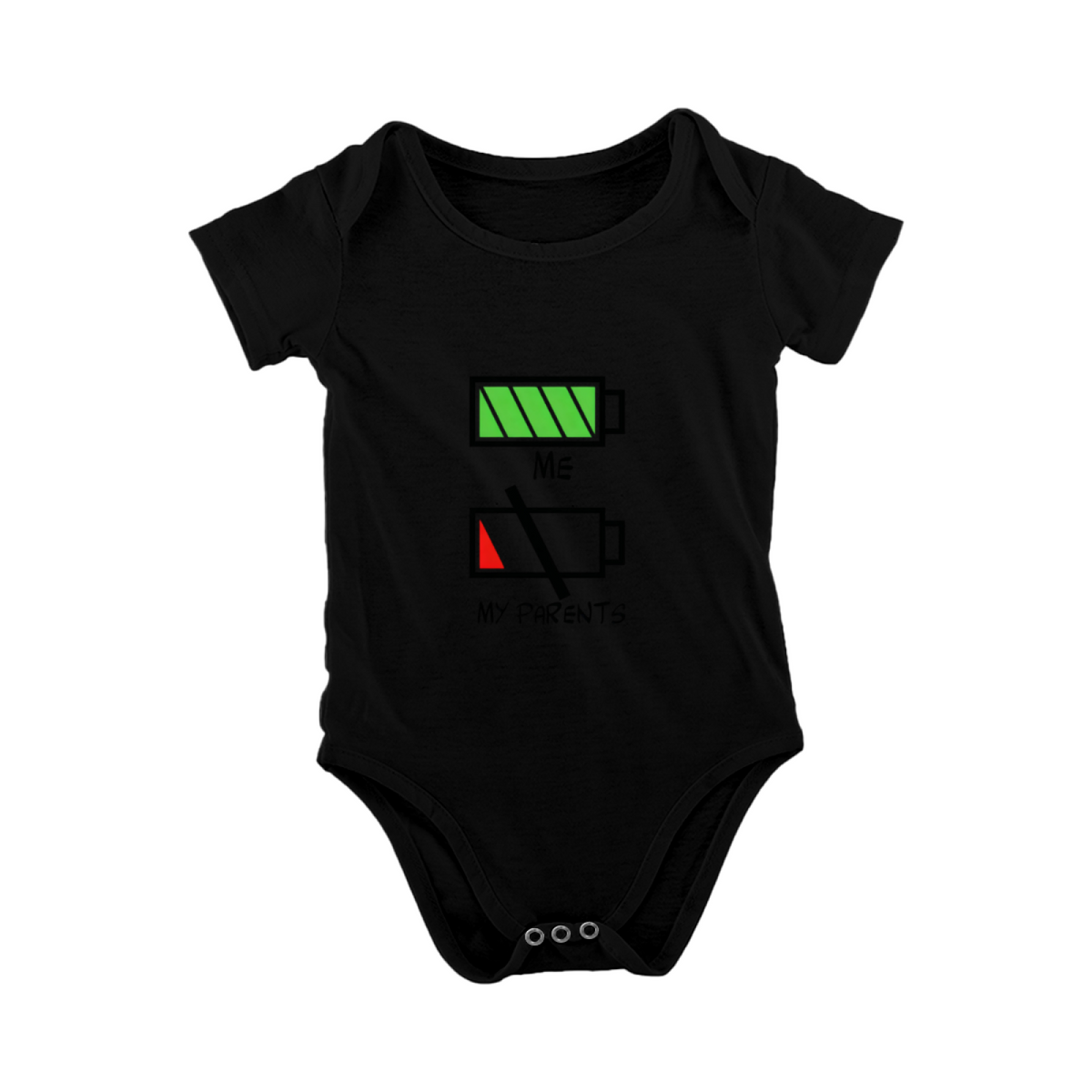 Me Full Battery Parents Low Power Funny Energy Baby Onesie Newborn Gift