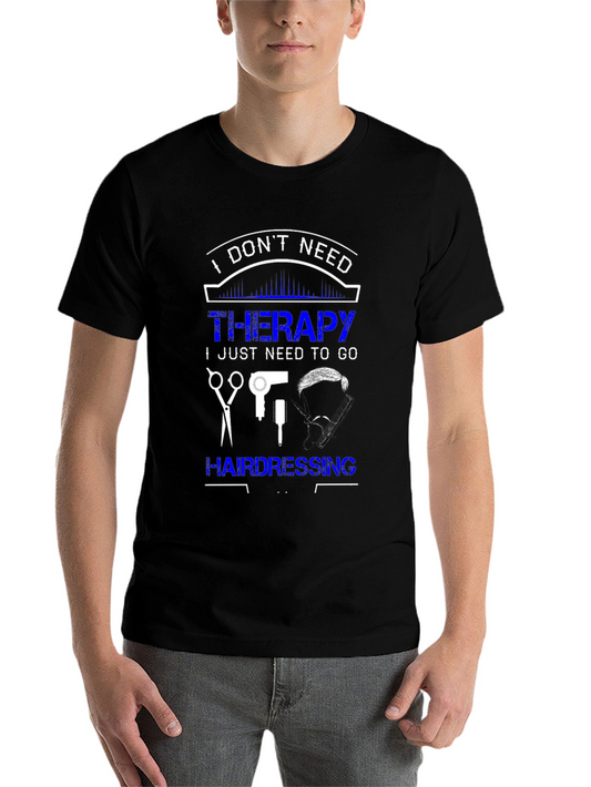 Hairdressing Therapy T-Shirt - Stylish & Humorous