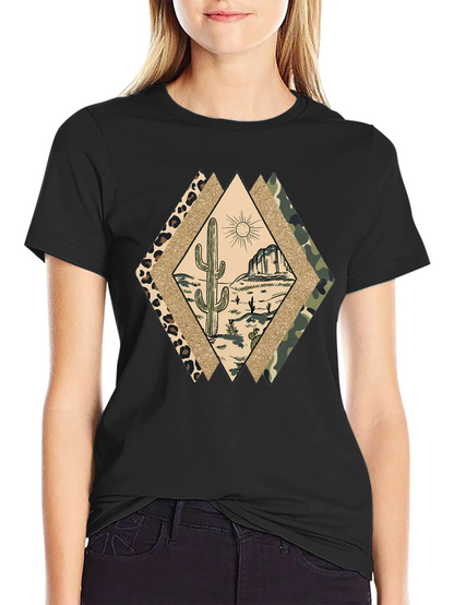 Desert Cactus Diamond T-Shirt