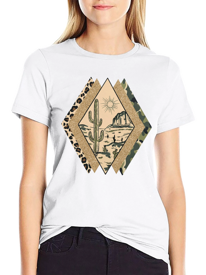 Desert Cactus Diamond T-Shirt