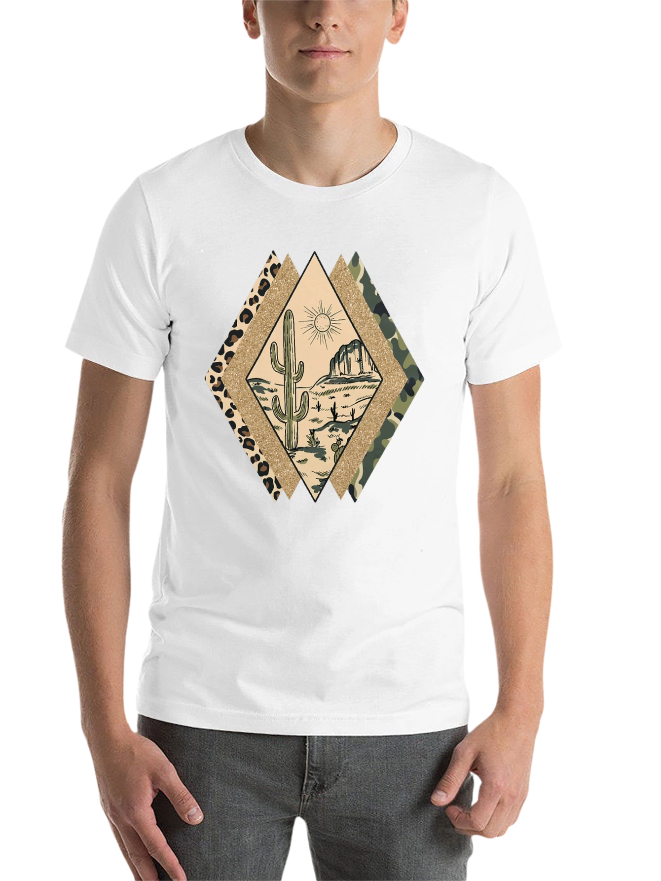 Desert Cactus Diamond T-Shirt