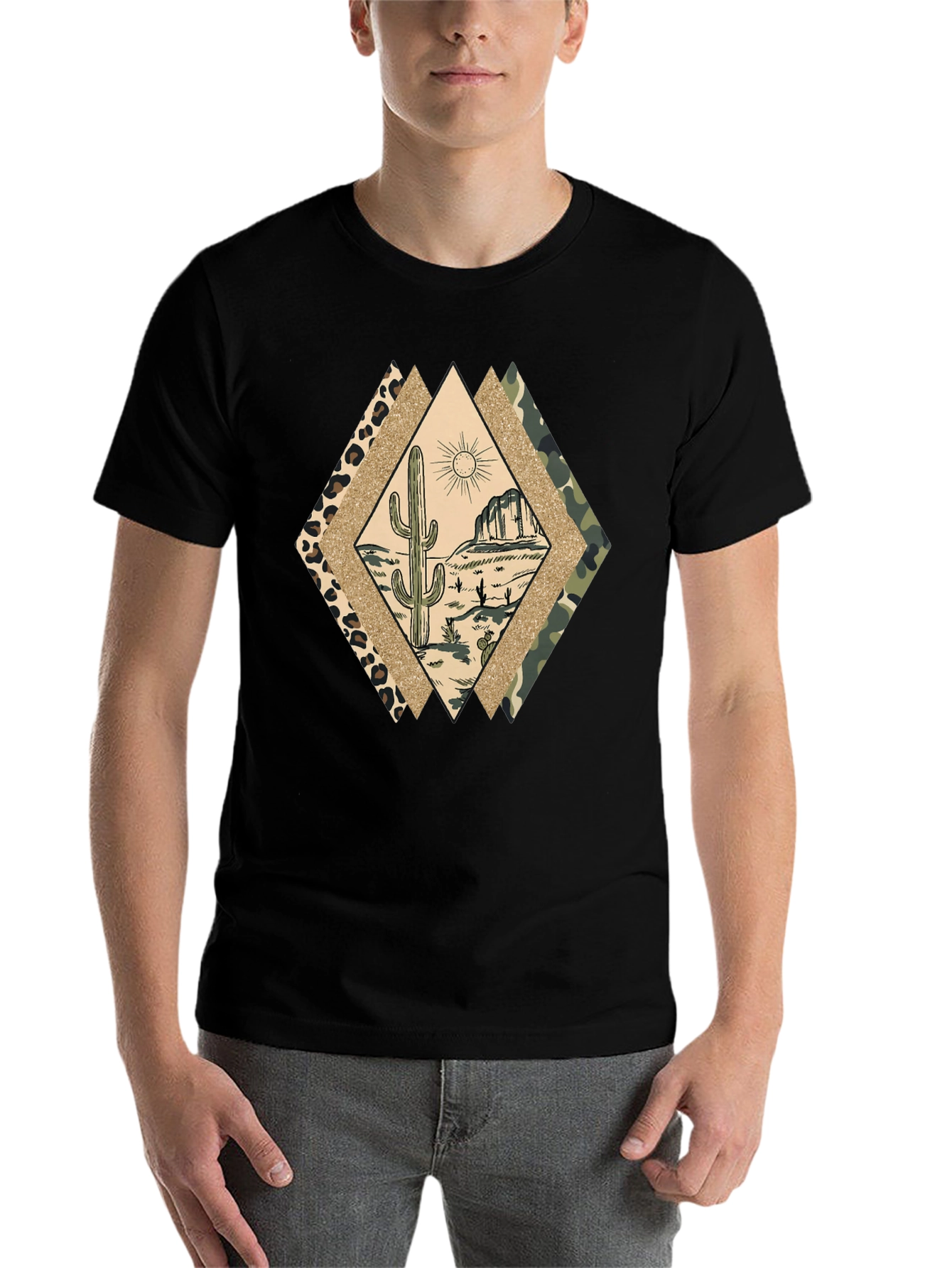 Desert Cactus Diamond T-Shirt