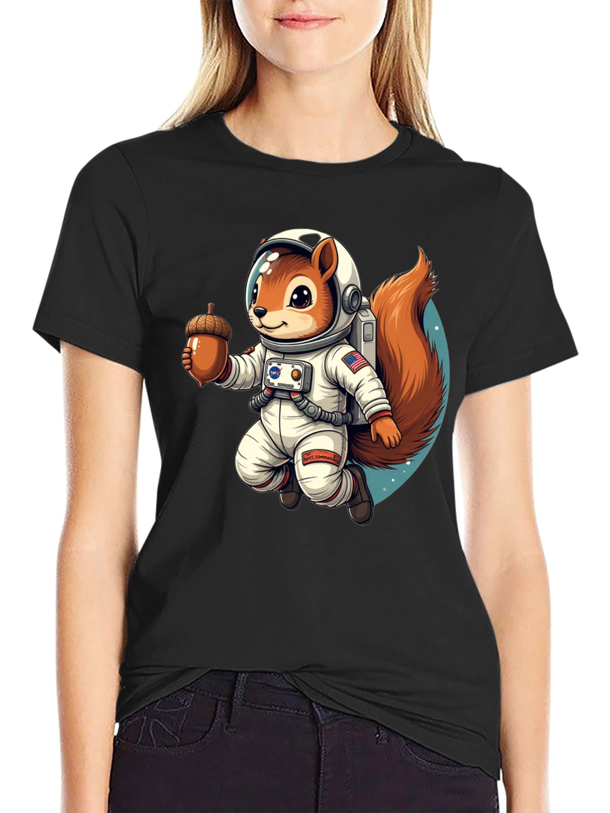 Squirrel Astronaut T-Shirt - Space Nut!