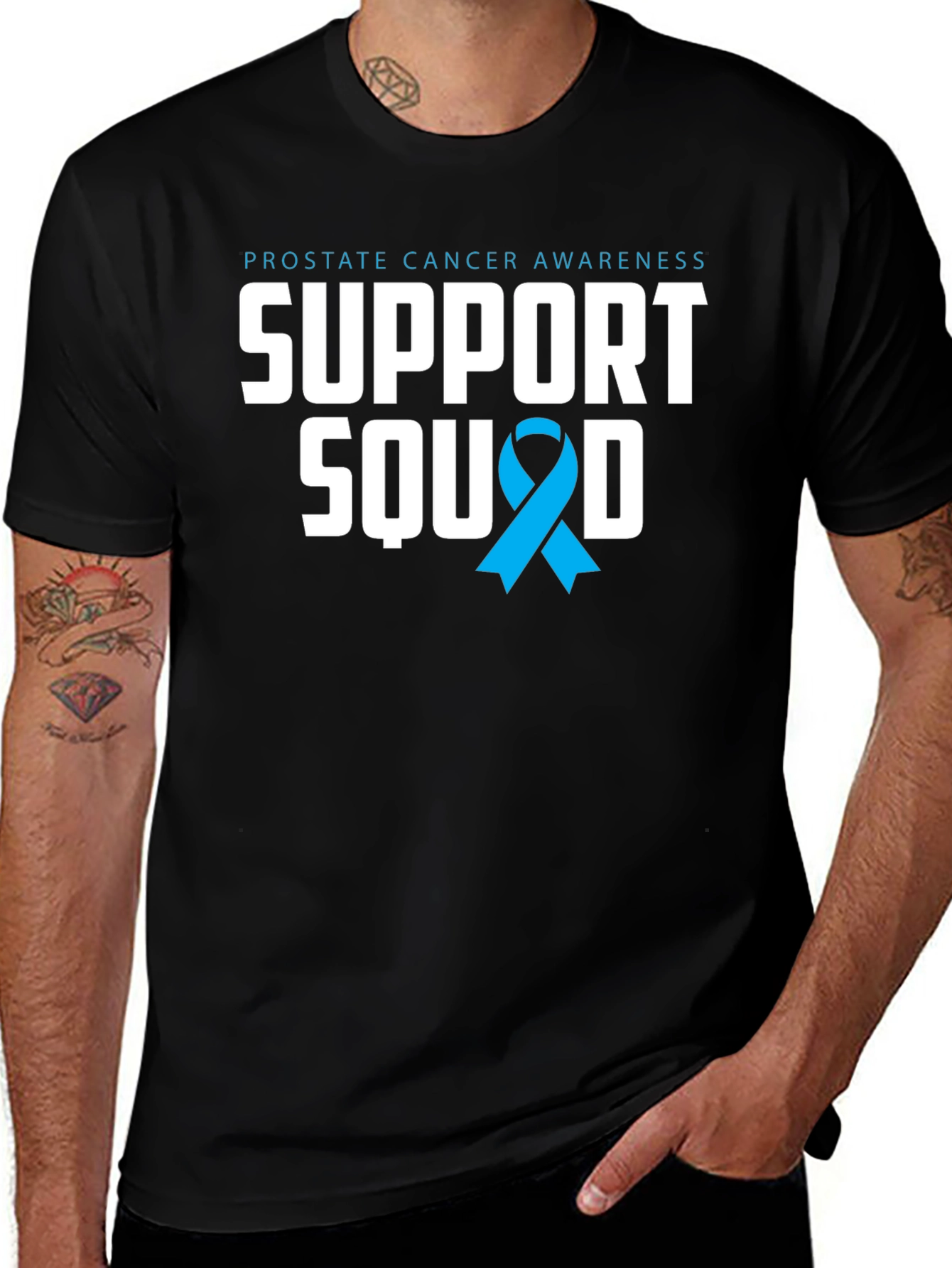 Prostate Cancer Awareness Support Squad T-Shirt