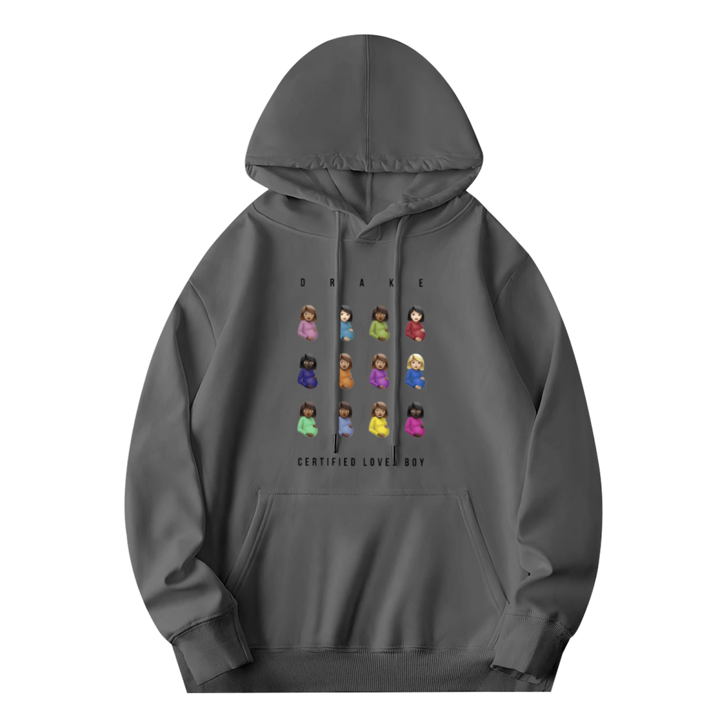 Certified Lover Boy Album Cozy Grey Hoodie, Unisex Rap Fan Top