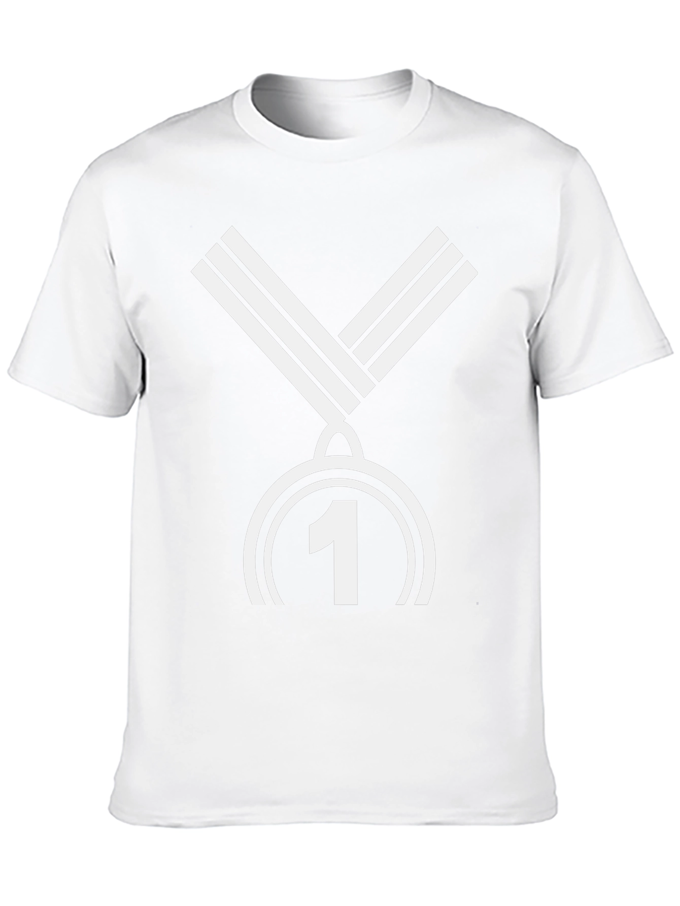 Winner Tee - Number One Medal Black T-Shirt