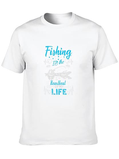 Fishing Heartbeat T-Shirt - Anglers Passion