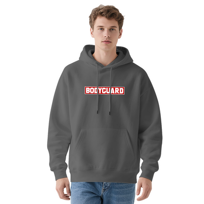 Bold Bodyguard Text Graphic Hoodie, Casual Comfort Top