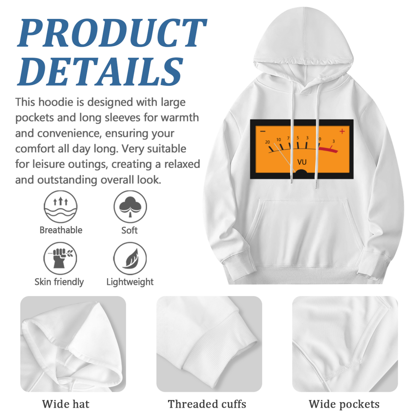Humorous Cat Lover Pun Everyday Comfort Hoodie