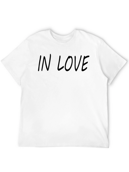 In Love Black Tee