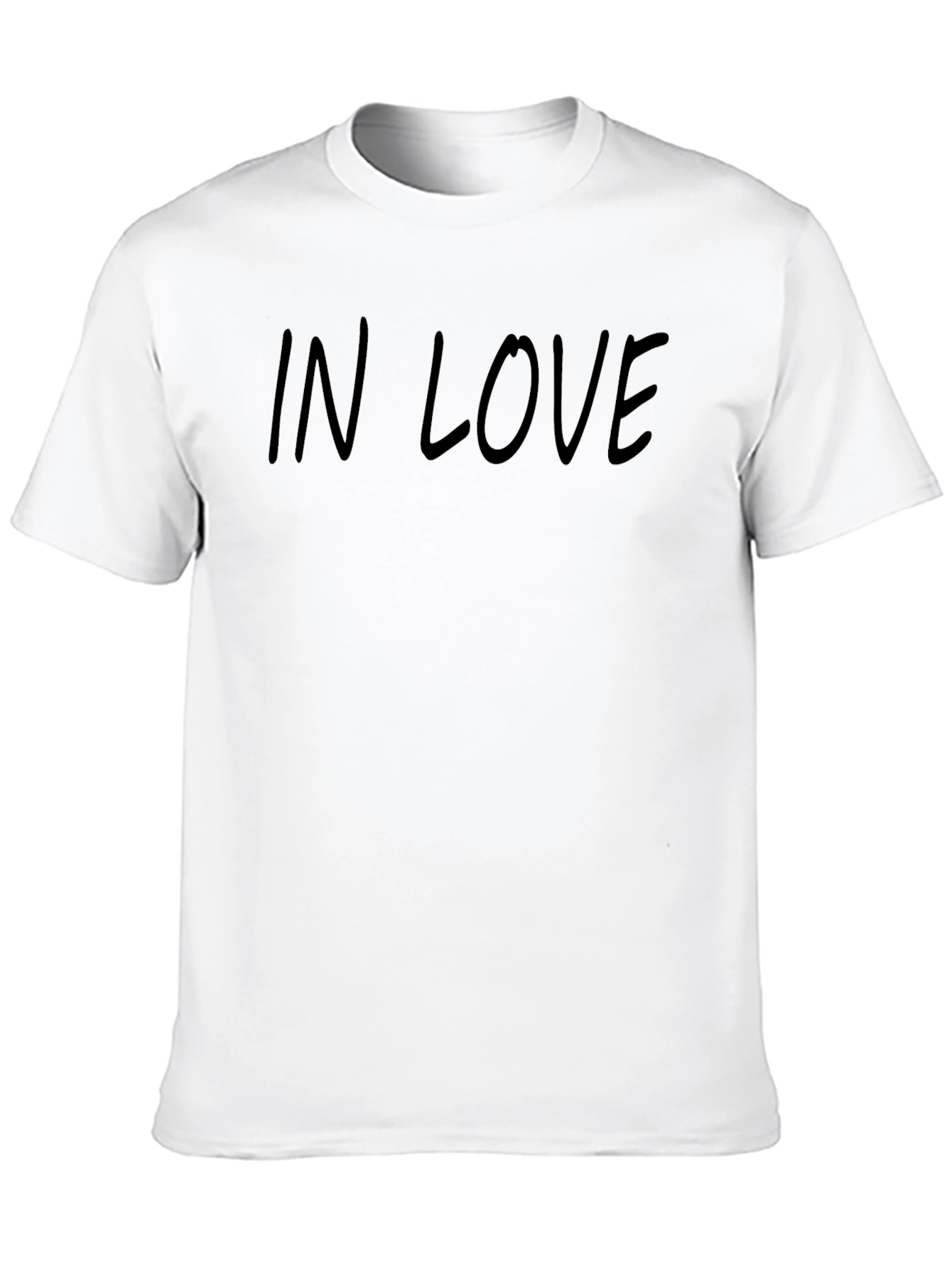 In Love Black Tee