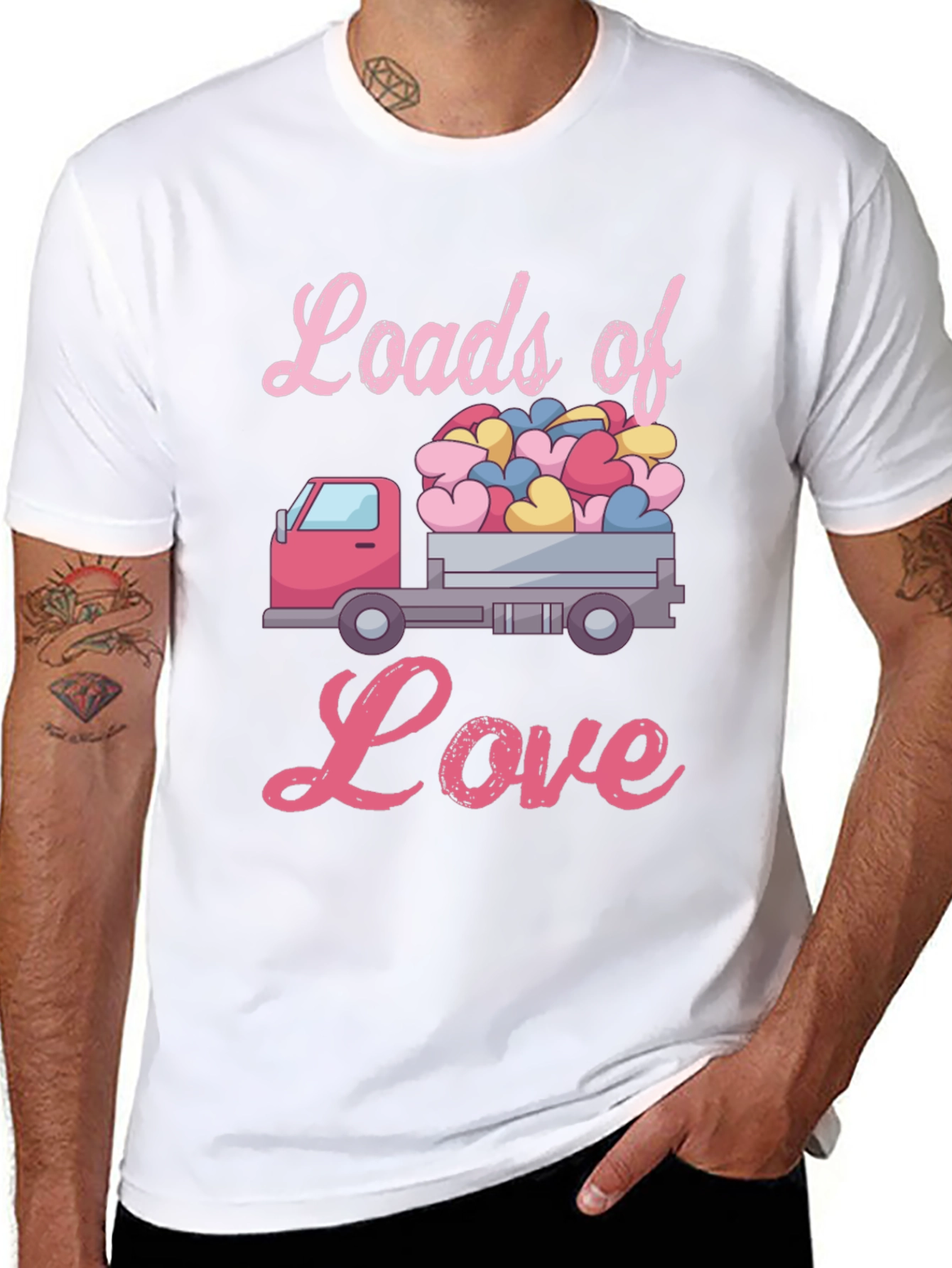 Loads of Love Valentines Truck T-Shirt