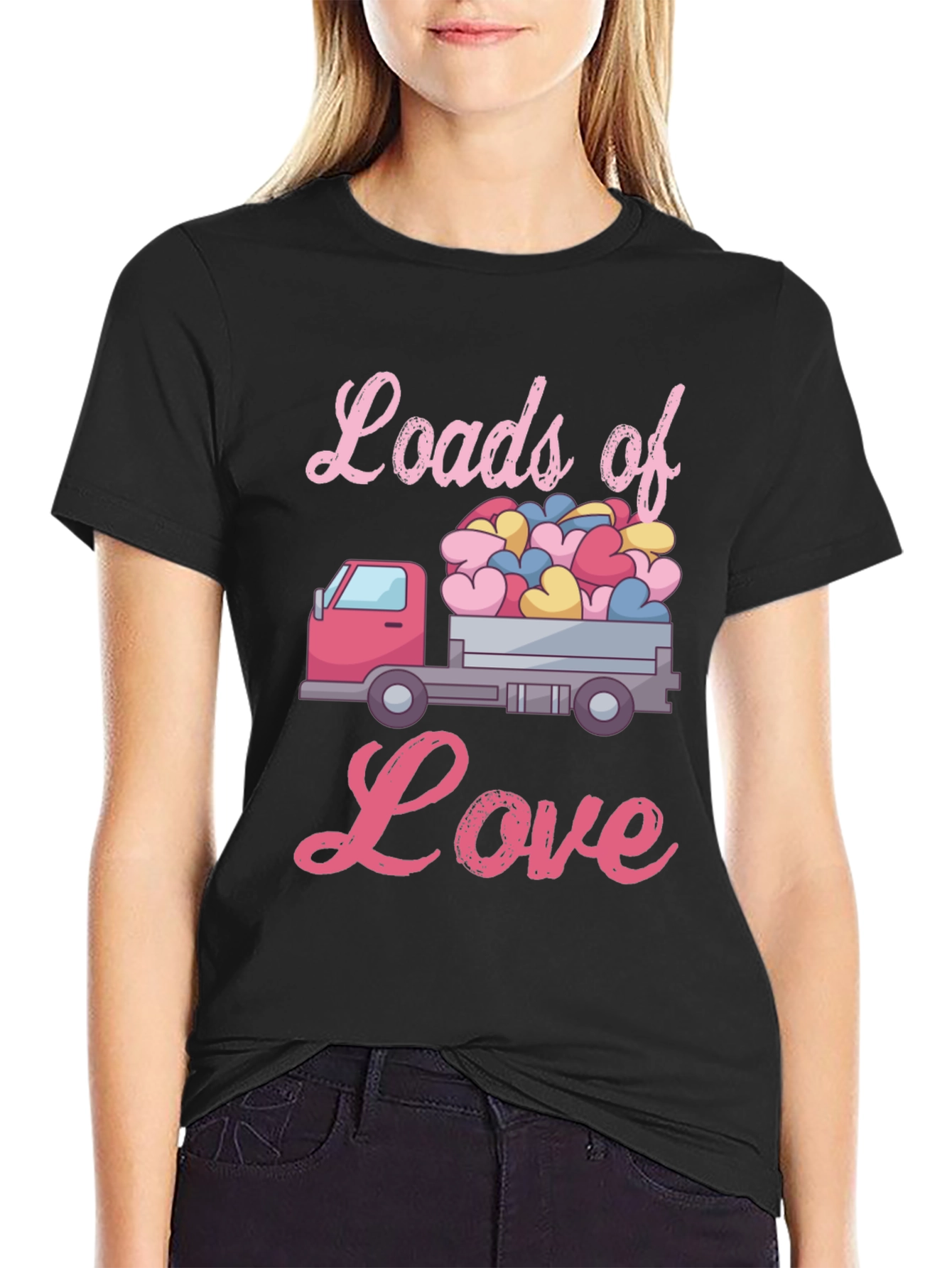Loads of Love Valentines Truck T-Shirt