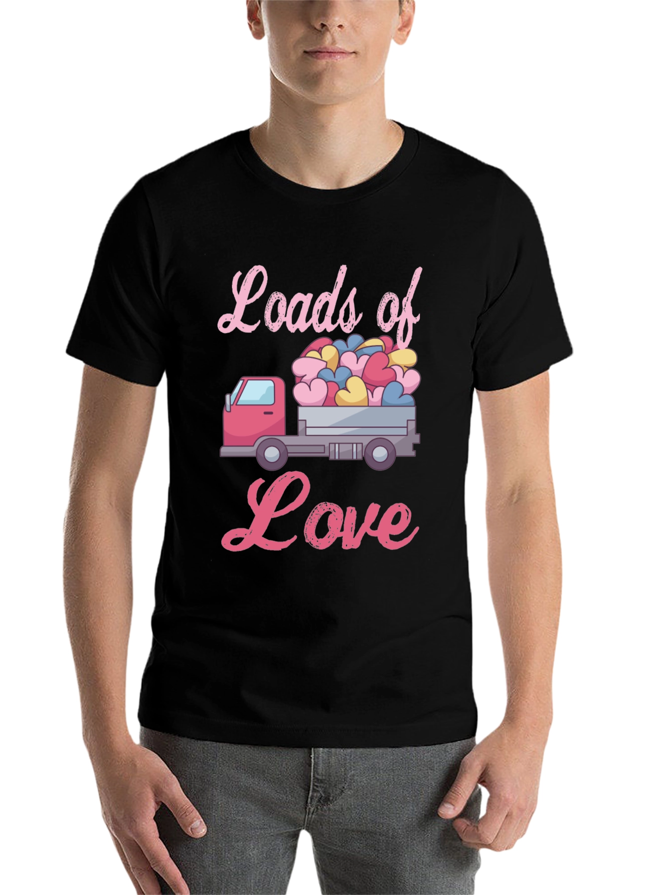 Loads of Love Valentines Truck T-Shirt