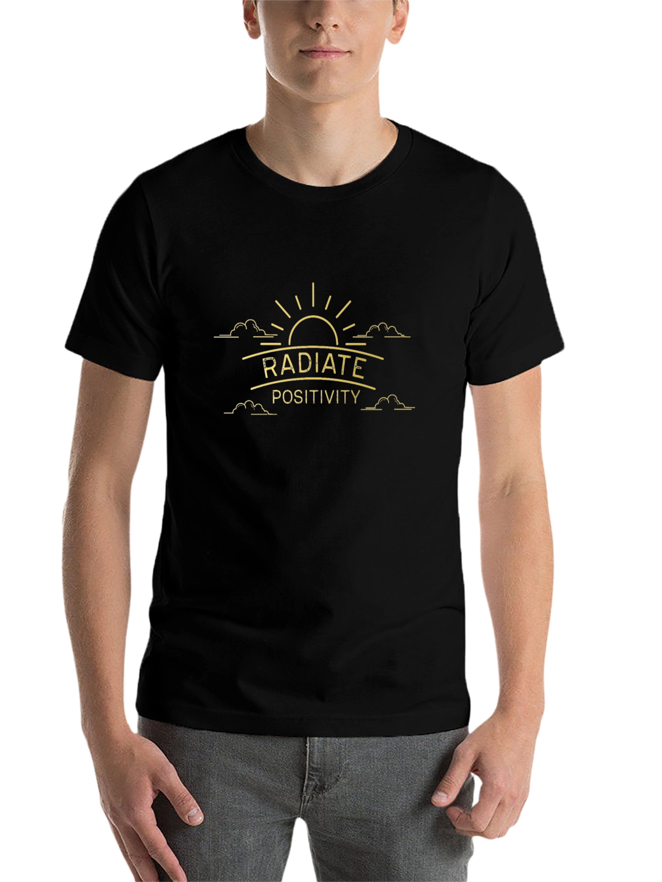 Radiate Positivity Black T-Shirt