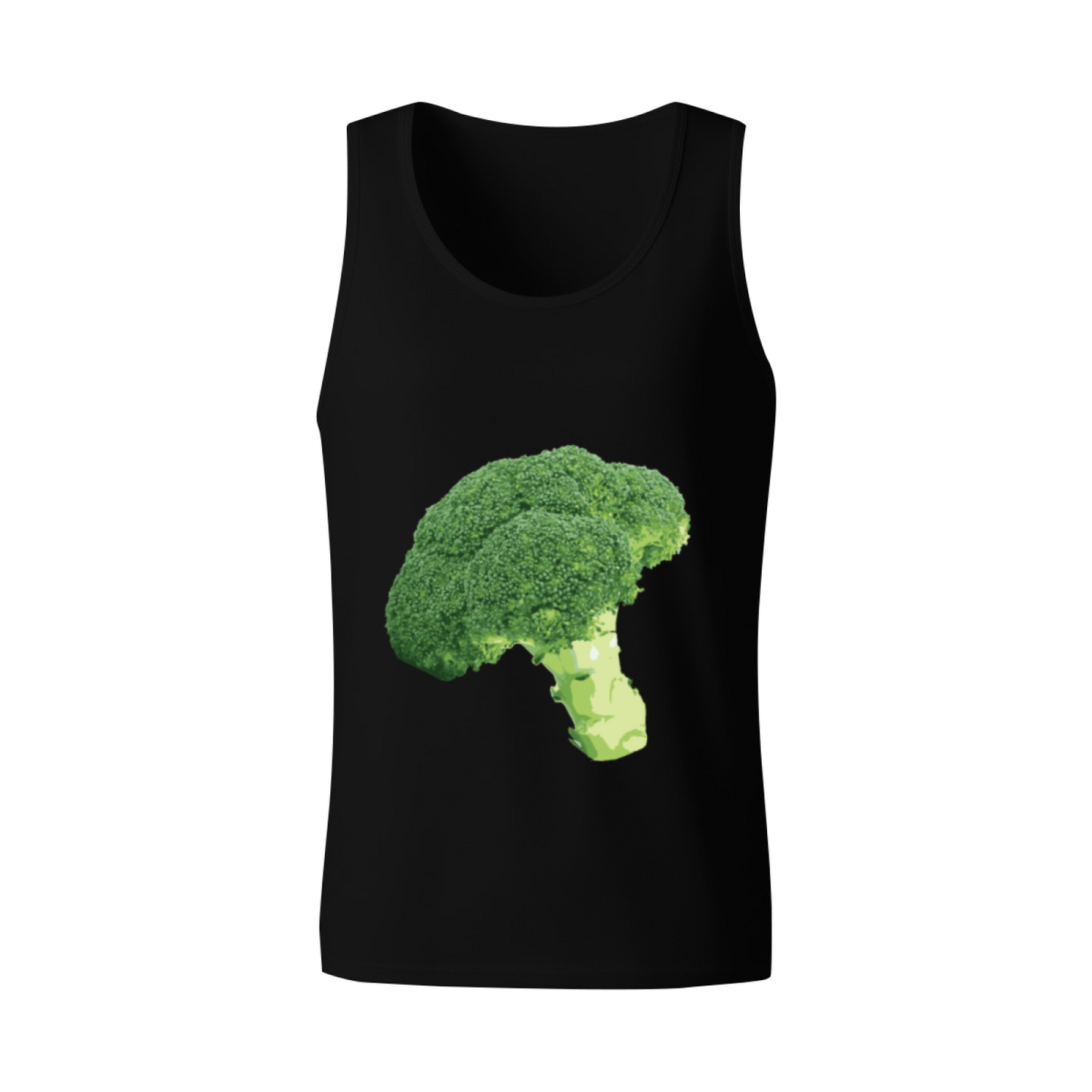 Realistic Broccoli Vegetarian Loose Fit Sleeveless Tank
