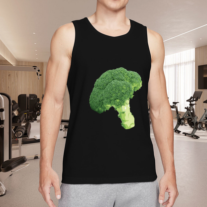Realistic Broccoli Vegetarian Loose Fit Sleeveless Tank